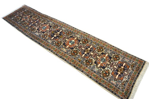 WIE NEU! Ardabil mit Seide 297x70 Ardebil Kazak Rug Carpet Tapis Orientteppich - Bild 2 von 8