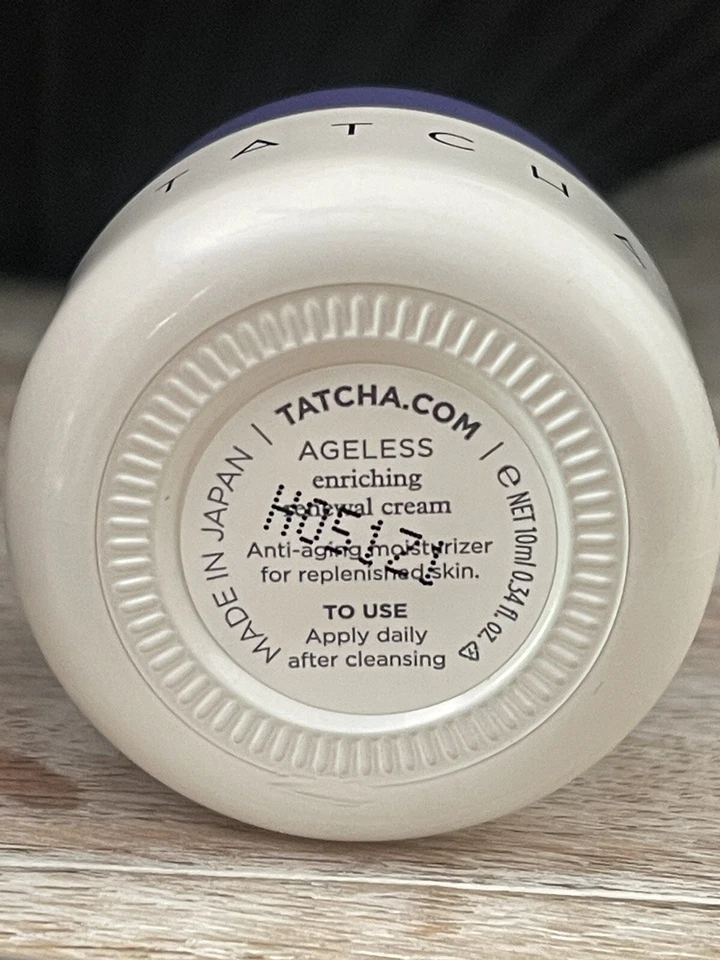 TATCHA Ageless Enriching Renewal Cream - 0.34 oz New In Box Plus FREE BRUSH - Image 2 of 4