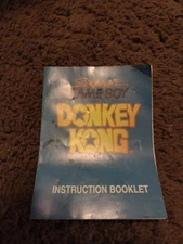 Donkey Kong Instruction Booklet Manual For The Nintendo Super Game Boy
