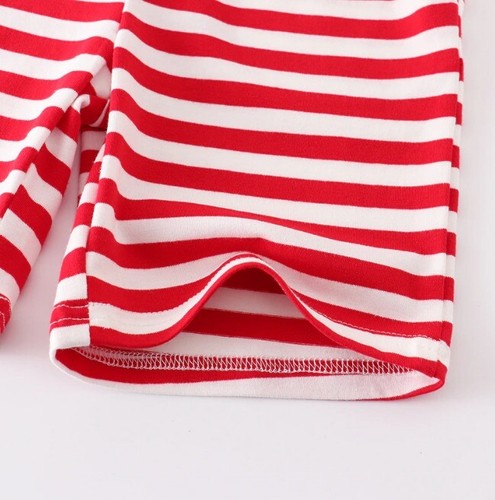 NEW Boutique 4th of July US Flag Smocked Boys Shorts Outfit Set - Picture 4 of 5