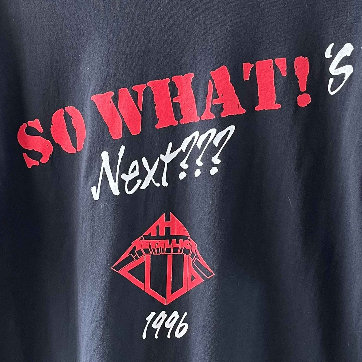 トップス LLICA summer sh*t Tee fade black L Vintage Metallica 