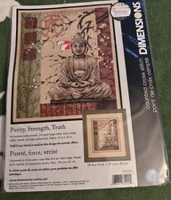 Dimensions Counted Cross Stitch Kit #35220 Purity, Strength, Truth Meditation