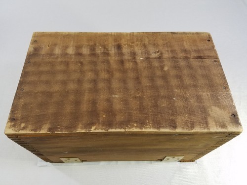 Vintage Ducks Western theme Gideon Anderson 500 Ammo wooden Dovetail Box  - Picture 11 of 12