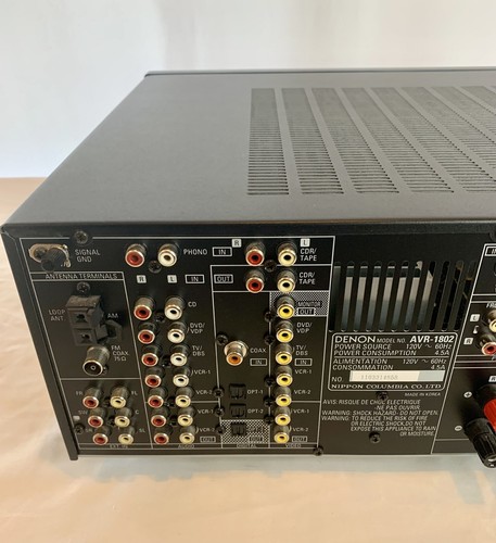 Denon Receiver AVR-1802 5.1 Home Theater Receiver - Tested (No Remote) - Picture 5 of 8