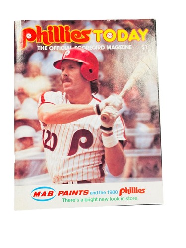 MIKE SCHMIDT PHILADELPHIA PHILLIES VINTAGE 1980 GAMEDAY PROGRAM ALL-STAR BALLOT - Picture 2 of 5