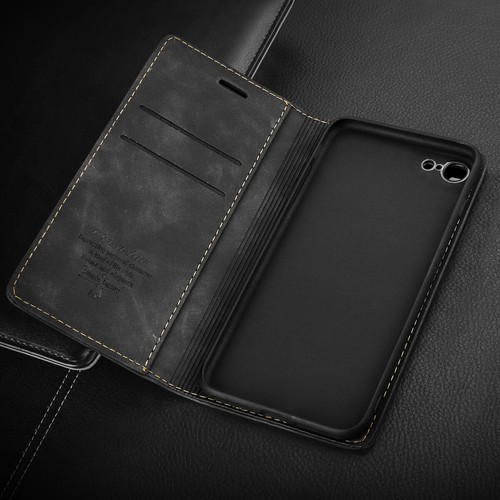 Para iPhone SE 2022/2020 2ª 3ª Generación Estuche Billetera Tarjeta Cuero Abatible Cubierta Magnética - Imagen 10 de 13