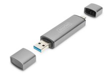 DA-70886 DIGITUS Dual Card Reader Hub USB-C / USB 3.0, OTG ~D~