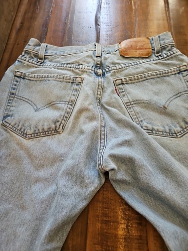 Vintage 80er LEVIS 505 Distressed Jeans 32x32 - Naturally Aged - Bild 7 von 11