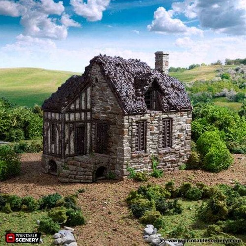 Barlyway Cottage - Country & King - Fantasy Historical Building - WWII Terrain - Picture 4 of 10