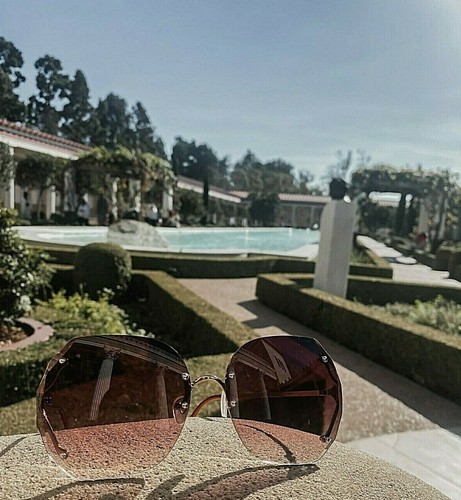 XXl HUGE BIG OVERSIZED "Rimless" Bolted Round Women Gradient Sunglasses SHADZ - Bild 16 von 22