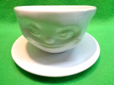 Kaffee / Teetasse 2 tlg grinsend  0,20 Liter von Fiftyeight Products TV  mehr da