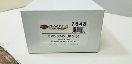 Broadway Limited HO 7648 EMD SD40 Union Pacific RR 3106 Paragon 4 DC/DCC SOUND - Picture 5 of 5