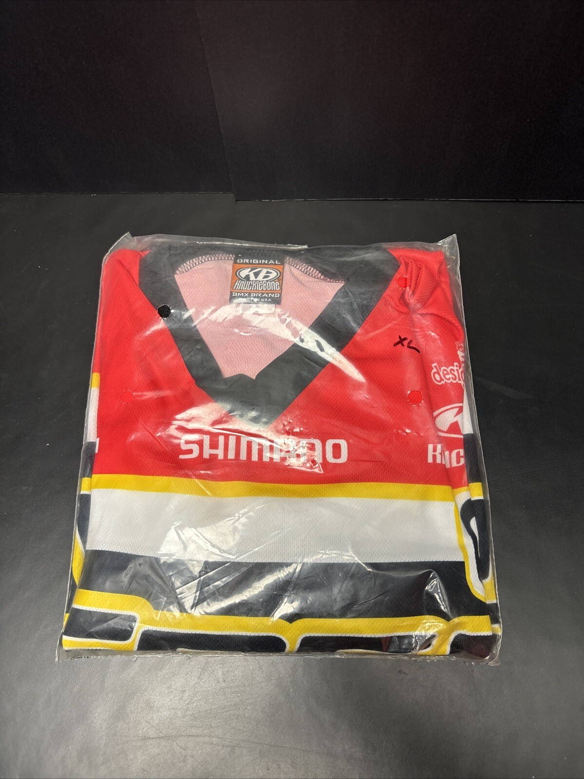 NOS (L) Free Agent Knucklebone Bicycle Factory Team Racing Jersey Bmx GT Mini SE