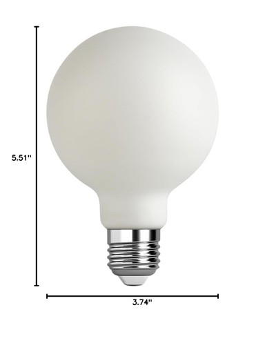 LED Globe Light Bulbs, 6W Vanity Light Bulb 60W Equivalent, Daylight 4000K 50... - Picture 9 of 9