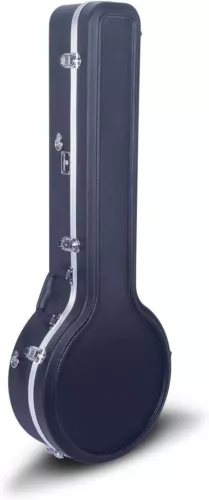  Crossrock ABS Molded Hard Case for 5-Strings Resonator, fits Gibson Tenor Banjo