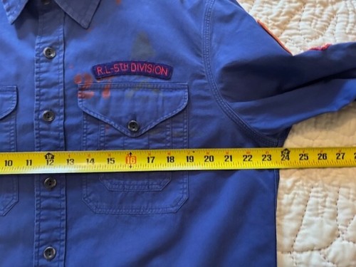 Ralph Lauren Polo Rod and Gun Club Patchwork Deportista Azteca Camisa Occidental Talla L - Imagen 13 de 20