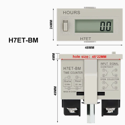 H7EC-BLM 6/8-Bit LED elektronischer Zähler für BVLM Stanzgeräte Ein/Aus - Picture 15 of 16