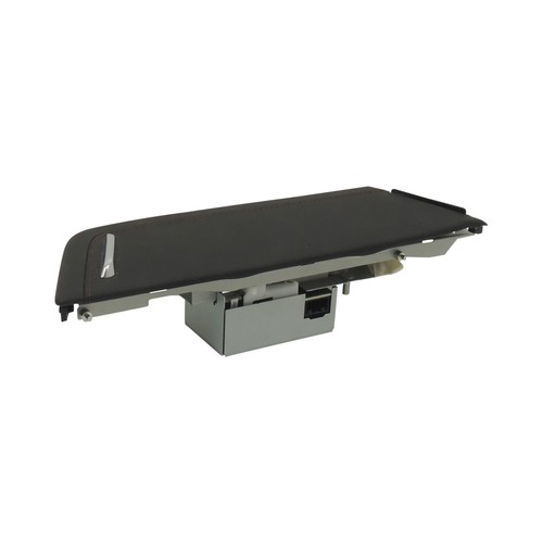 Sliding Console Cupholder Door With Module Black With Brick Stitch 2014-19 CTS - Foto 3 di 7