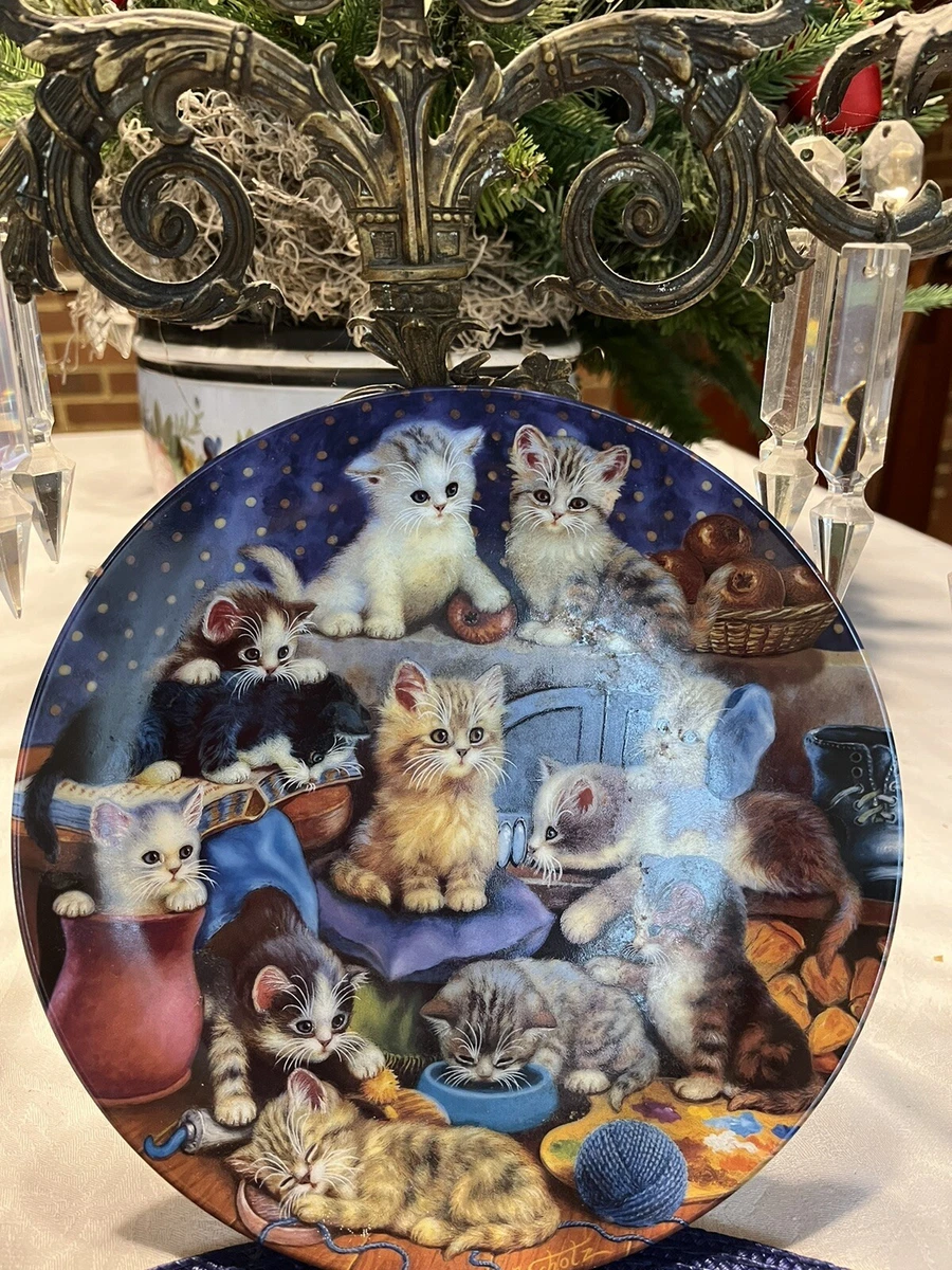 Bradford Exchange Plate Little Rascals Kittens Frisky Business Jurgen 97 #9162C