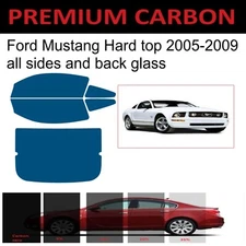 Premium Carbon Window Tint fits Ford Mustang Hard top 2005-2009 precut tint