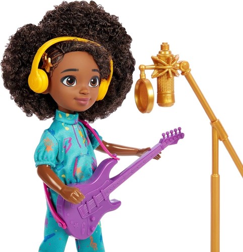 Karma’s World Making Rhymes Recording Studio 13-Piece Playset with Karma Doll... - Picture 5 of 6