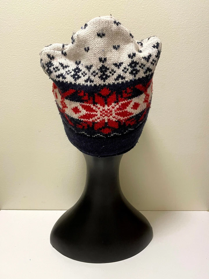 Gap Boys Multi-Colored Ornament Cotton Blend Beanie Hat Size S/M - Image 2 of 3
