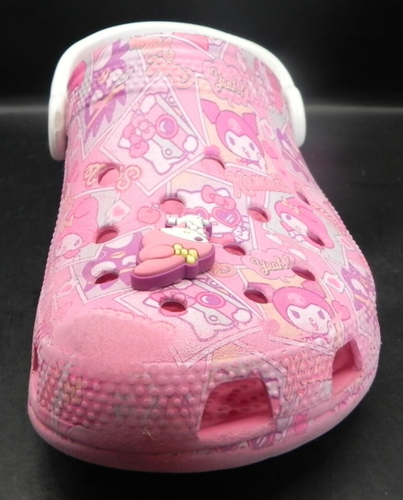 Used Crocs Womens Hello Kitty Classic Clog With Strap Pink Size 4/6 - Picture 2 of 19