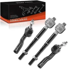 4x Front Inner & Outer Tie Rod End for Chevrolet Cruze Volt 2016 2017 2018 2019