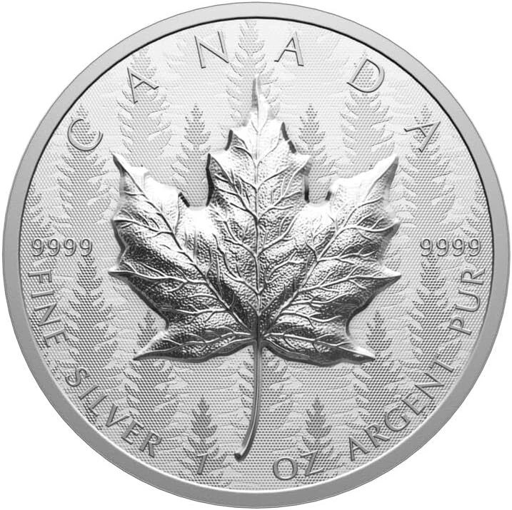 Ultra High Relief Pine Tree SML 1 oz Silver Collectible 2024 Royal Canadian Mint
