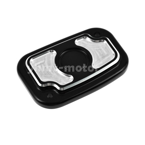 Chrome Brake Master Cylinder Cover Right Fit For FLHT, FLHR, FLHX, FLTR 08-17 - Imagen 6 de 8