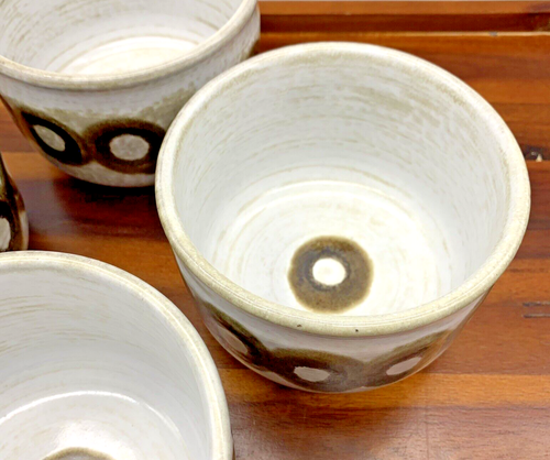 Cuencos vintage años 70 4,5" Tique por Ceramano Alemania Occidental Gerda Heugeroth - Imagen 4 de 7