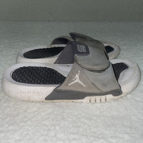 Nike Jordan AJ0022-004 Gray White Slide Slip On Shoes Sandals Size 4y - Picture 1 of 8