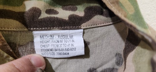 ARMY OCP AIRCREW COMBAT COAT MEDIUM REGULAR 8415-01-583-9212 - Picture 8 of 18