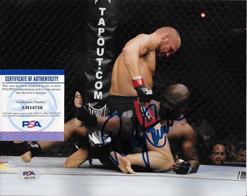 Foto firmada autografiada de RANDY COUTURE 8x10 PSA/ADN de autenticidad UFC MMA The Natural - Imagen 2 de 2