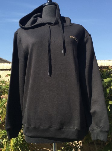 Giacca con cappuccio RVCA Ease cotone nero taglia XS grafica stampa farfalla dietro - Nuova con etichette