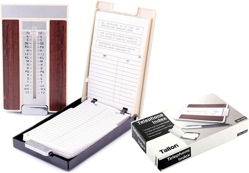 Telephone Book with A-Z Magnifying Slider & Wood Grain 1970s Pop Up Retro Style - Picture 7 of 9