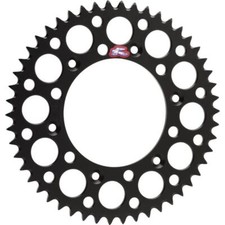 Renthal - 154U-520-49GRBK - Ultralight Rear Sprocket, Black - 49T