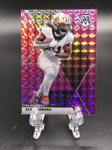 2020 Panini Mosaic Mosaic Camo Pink #144 Alvin Kamara - Picture 1 of 2
