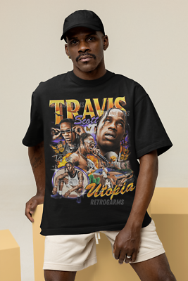Travis Scott La Flame Tee Hip Hop Rap Cactus Jack | eBay