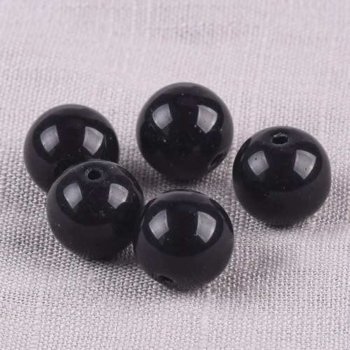 Round 6mm 8mm 10mm 12mm 14mm Glossy Crystal Glass Loose Beads Wholesale Lot - Picture 13 of 23