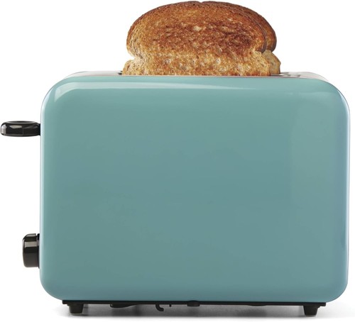 Vintage-Inspired Turquoise 2-Slice Toaster with Advanced Settings by Kate Spade - Picture 6 of 6