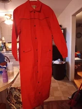 Saddlesmith Outfitters Action Cotton Duster Red Sz XX-Small Cowboy Western Ranch