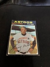 1971 Topps # 312 Harry Walker Manager Houston Astros