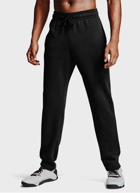 Under Armour Men’s Rival Fleece Pants Black 1357129 Multi Size