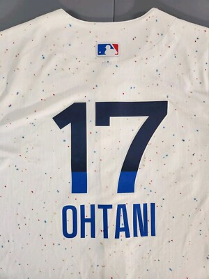 Nike Dodgers ユニフォーム Sサイズ ホワイト OHTANI 17 Nike Men's