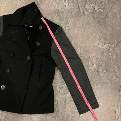 Denim & Supply Ralph Lauren Jacket Men's Coat Wool Nylon Black Size M - Picture 23 of 24