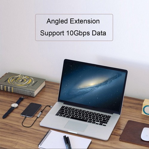 Cablecc Male to Female USB-C USB 3.1 Type-C Cable 10Gbps 100W Extension Data - Picture 5 of 7