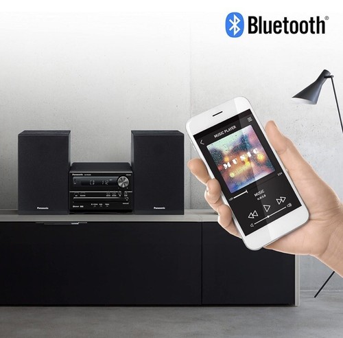Panasonic 20W CD Micro Hi-Fi System Blue Tooth Am/fm Cd USB Au Supply Au Seller - Picture 2 of 3