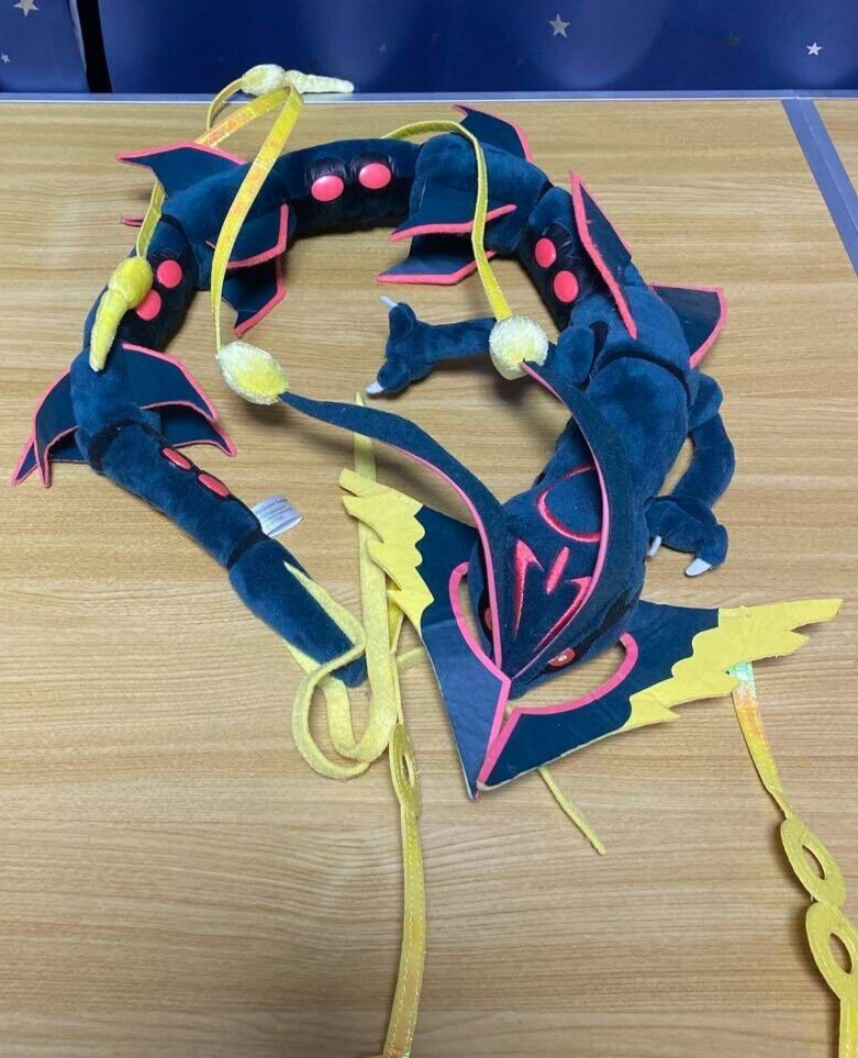 Shiny Mega Rayquaza Plush Review! Pokemon Center Exclusive 