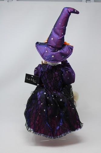 "Hada elfa Nicole Miller Halloween Bruja Púrpura Naranja Negra Calabaza Otoño 21" - Imagen 7 de 7